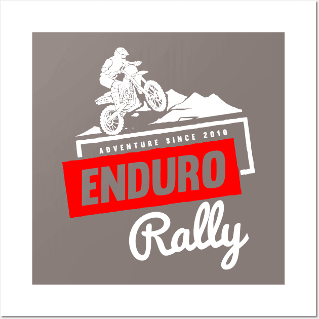 Motivation Quotes-enduro rally Wall Art by GreekTavern